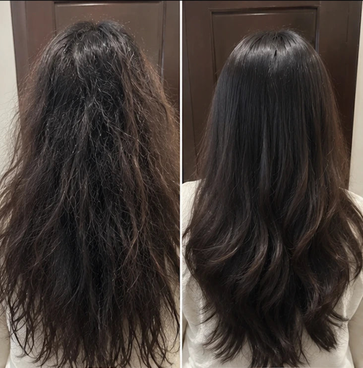 Before and after result