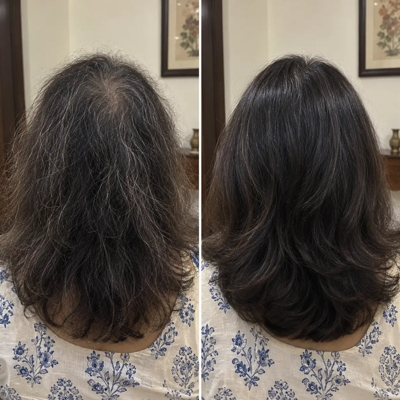 Before and after result