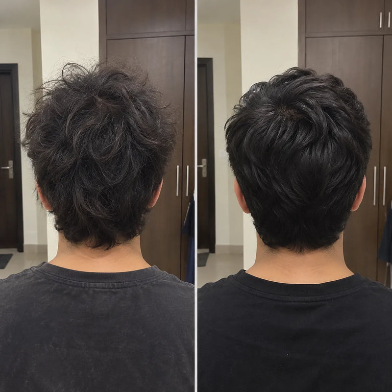 Before and after result