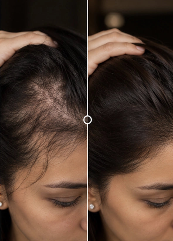 Before and after result